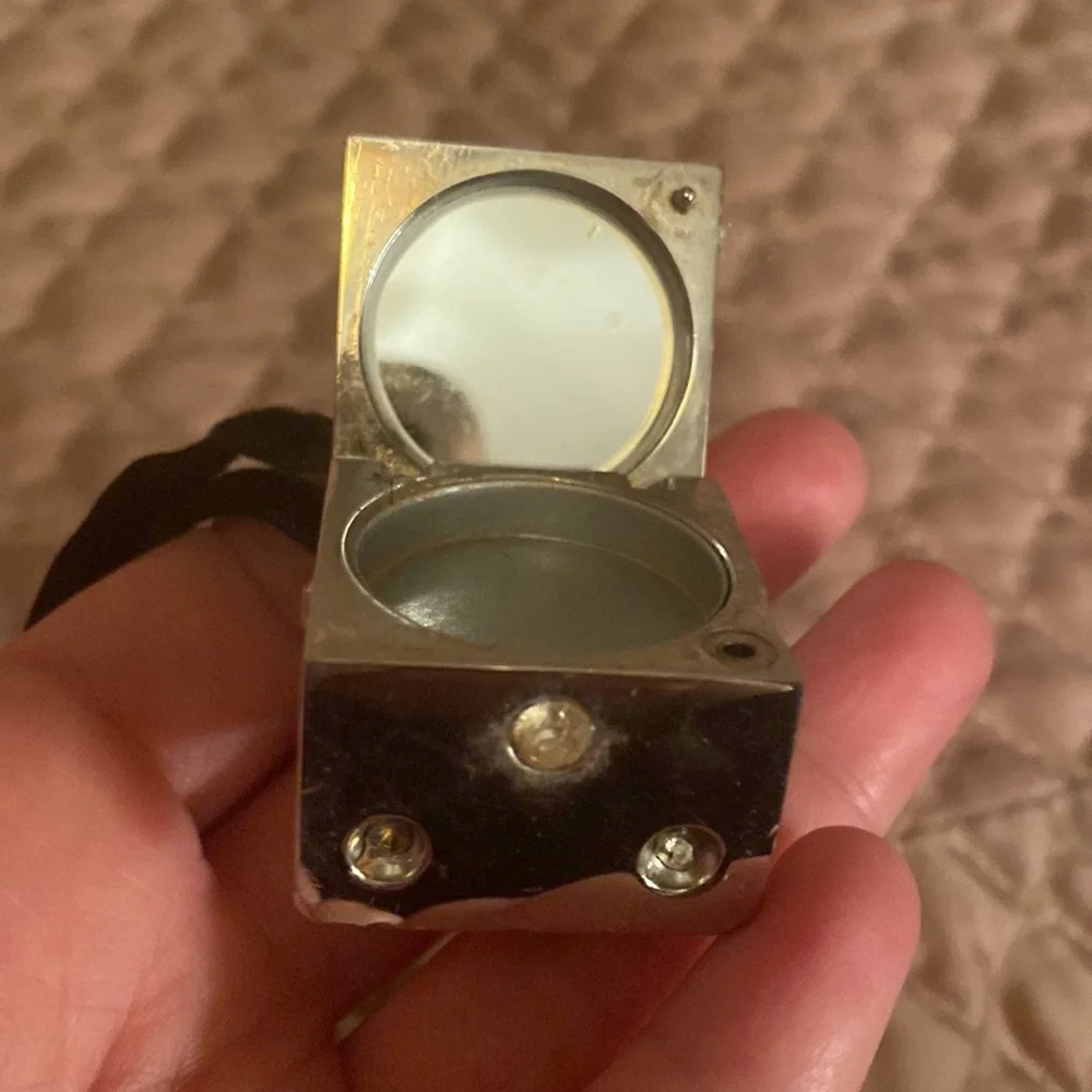 Dior Silver bag charm with Black Ribbon - Picture 2 of 10